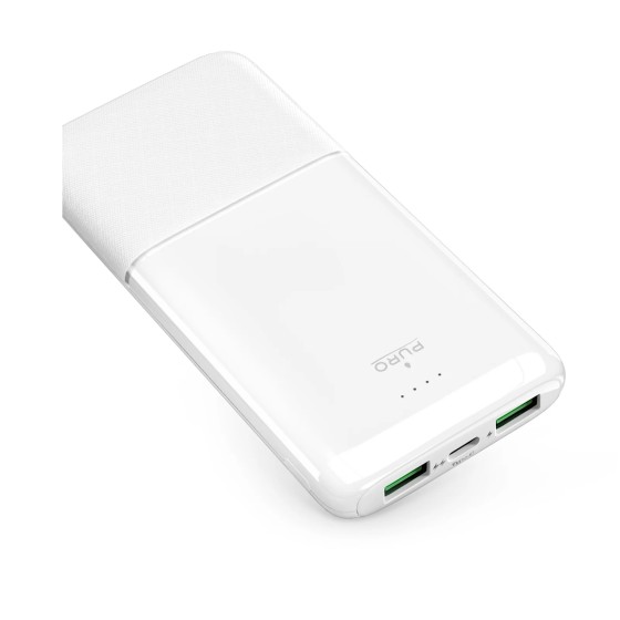 Power Bank 10.000 mAh con 2 porte USB-A e 1 USB-C